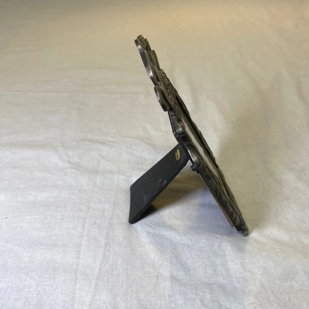 Vintage Pewter Golf Picture Frames Set Clubs‎ Bag Flag 5x3.5 3x4 Lot